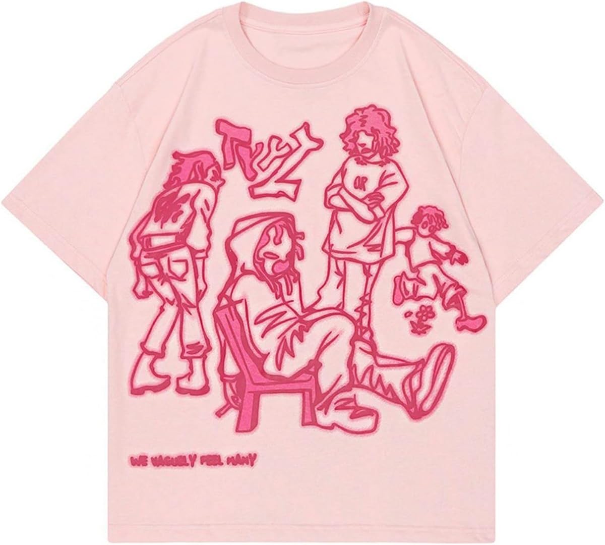 Y2K Vintage Graphic Oversized T-Shirt