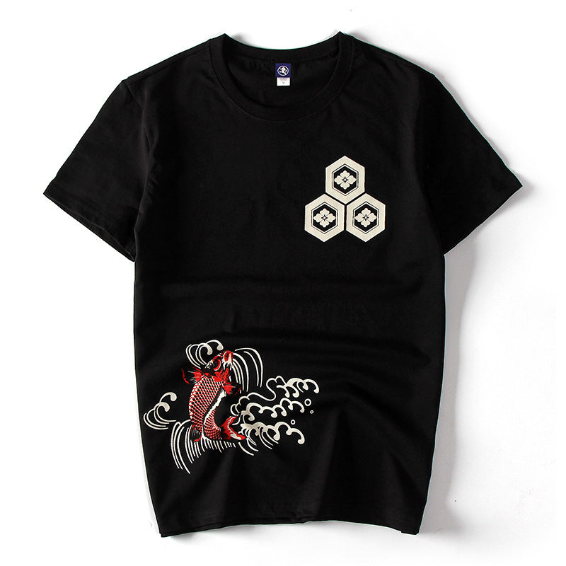 Koi Fish Graphic Oversized T-Shirt