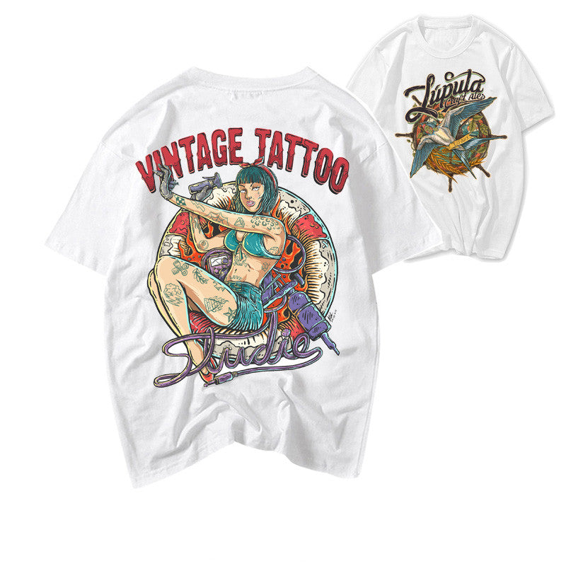 Rock Punk Graphic Oversized T-Shirt