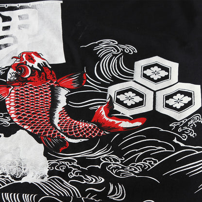 Koi Fish Graphic Oversized T-Shirt
