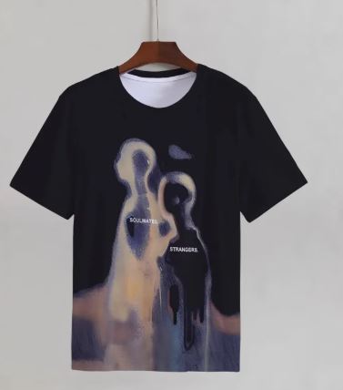 Men’s Oversized Cartoon Graphic T-Shirt