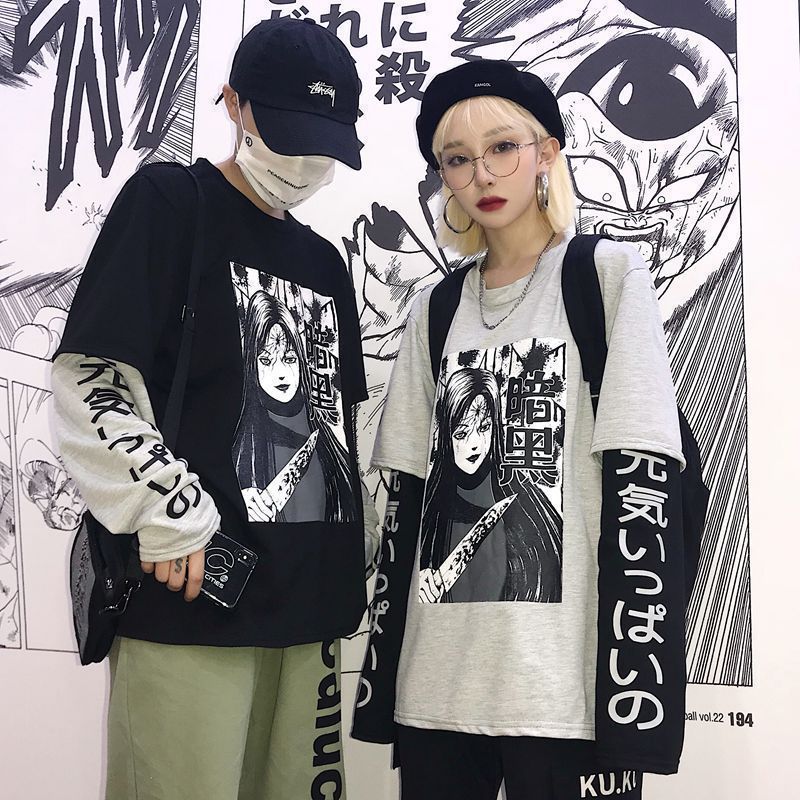 Retro Cartoon Harajuku Oversized T-Shirt