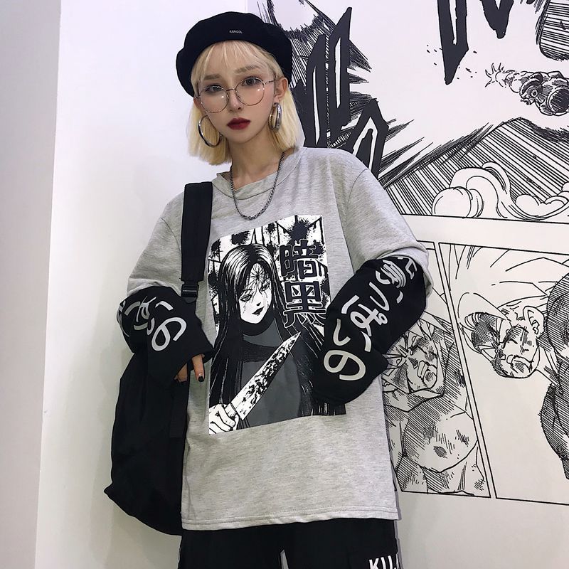 Retro Cartoon Harajuku Oversized T-Shirt