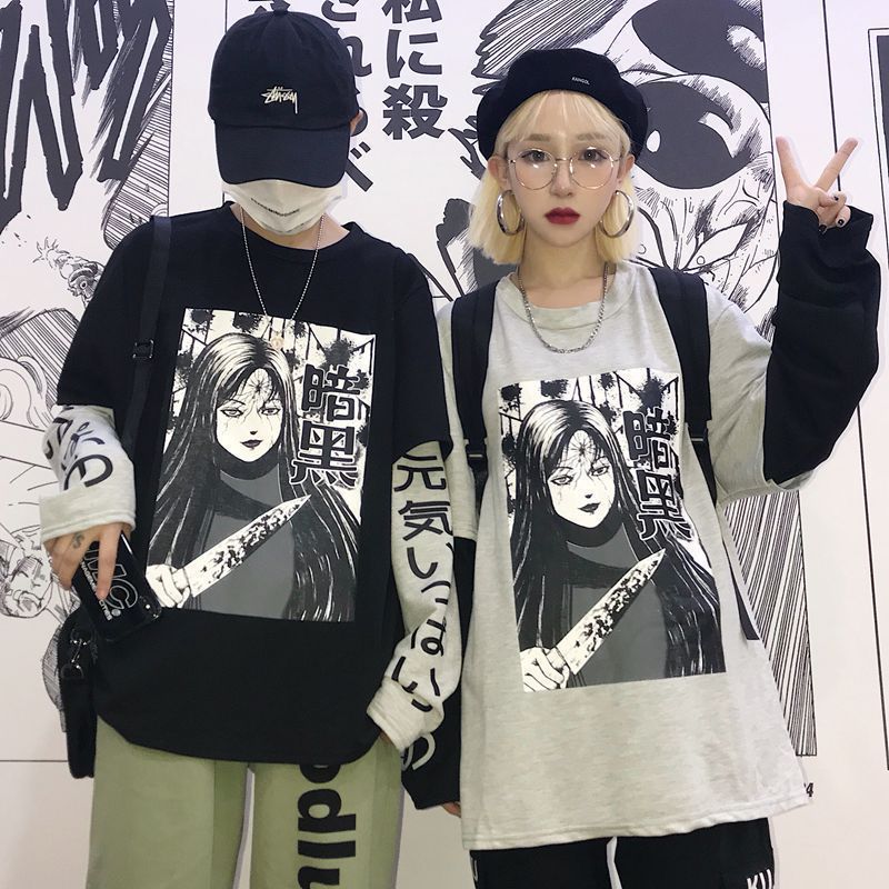 Retro Cartoon Harajuku Oversized T-Shirt