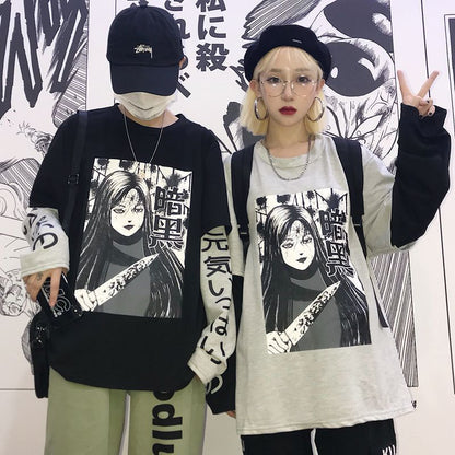 Retro Cartoon Harajuku Oversized T-Shirt