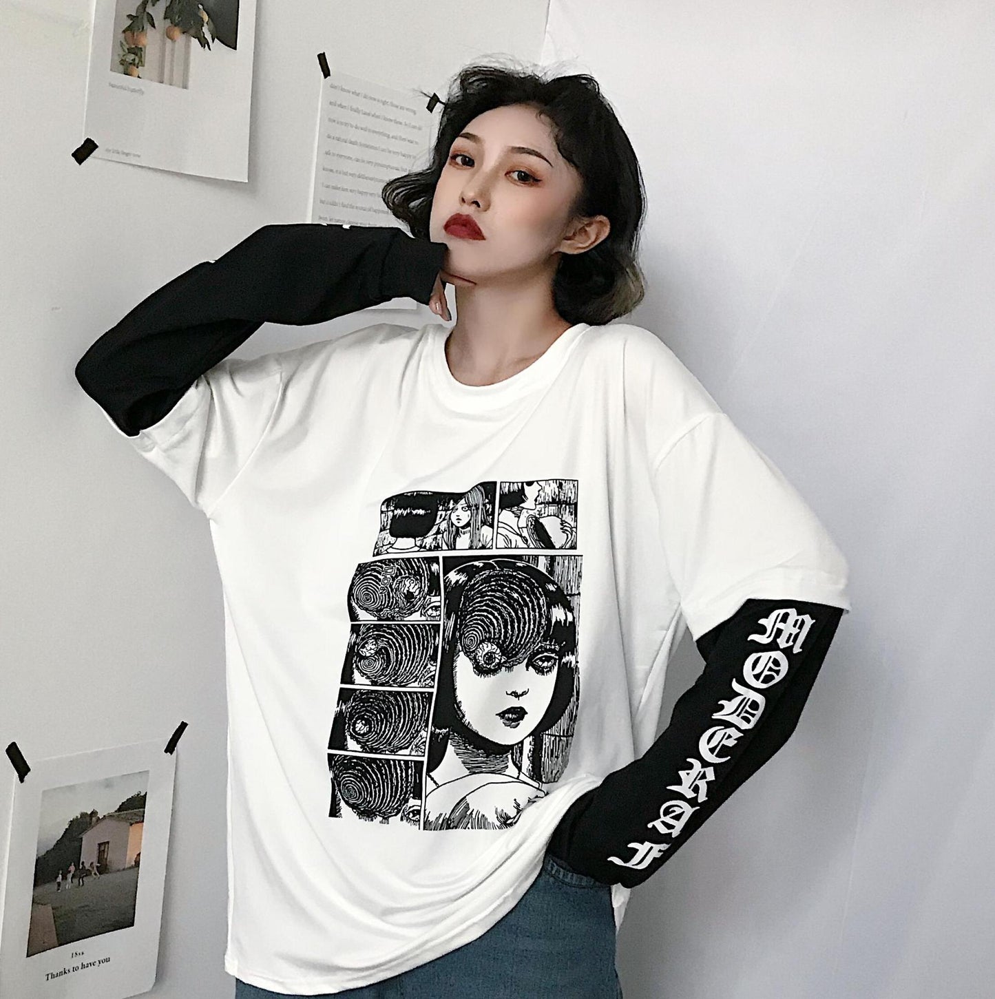 Retro Cartoon Harajuku Oversized T-Shirt