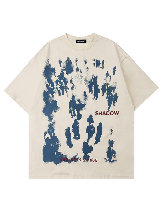 Y2K Graffiti Tie-Dye Oversized T-Shirt